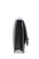 Croco Green Women's Leather Bag | Derimod Croco Green Women's Leather Bag | Derimod