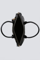 Kadın Siyah Suni Deri Kol Çantası | Derimod Kadın Siyah Suni Deri Kol Çantası | Derimod