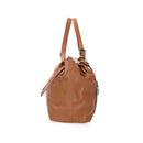 Women's Tan Synthetic Leather Shoulder Bag | Derimod Women's Tan Synthetic Leather Shoulder Bag | Derimod
