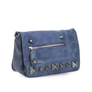 Kadın Mavi Suni Deri Çapraz Çanta | Derimod Kadın Mavi Suni Deri Çapraz Çanta | Derimod