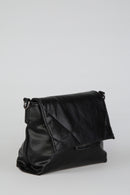 Kadın Siyah Suni Deri Çapraz Çanta | Derimod Kadın Siyah Suni Deri Çapraz Çanta | Derimod