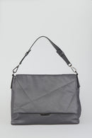 Kadın Gri Suni Deri Omuz Çantası | Derimod Kadın Gri Suni Deri Omuz Çantası | Derimod