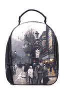 Kadın Siyah Suni Deri Sırt Çantası | Derimod Kadın Siyah Suni Deri Sırt Çantası | Derimod