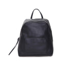 Women's Black Synthetic Leather Backpack | Derimod Women's Black Synthetic Leather Backpack | Derimod
