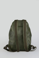 Kadın Yeşil Suni Deri Sırt Çantası | Derimod Kadın Yeşil Suni Deri Sırt Çantası | Derimod