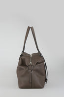 Kadın Gri Suni Deri Kol Çantası | Derimod Kadın Gri Suni Deri Kol Çantası | Derimod