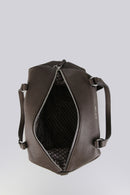 Kadın Gri Suni Deri Kol Çantası | Derimod Kadın Gri Suni Deri Kol Çantası | Derimod