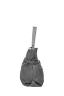 Kadın Gri Suni Deri Omuz Çantası | Derimod Kadın Gri Suni Deri Omuz Çantası | Derimod