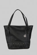 Kadın Siyah Suni Deri Omuz Çantası | Derimod Kadın Siyah Suni Deri Omuz Çantası | Derimod