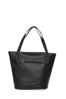 Kadın Siyah Suni Deri Omuz Çantası | Derimod Kadın Siyah Suni Deri Omuz Çantası | Derimod