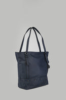 Kadın Lacivert Suni Deri Omuz Çantası | Derimod Kadın Lacivert Suni Deri Omuz Çantası | Derimod