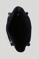 Kadın Lacivert Suni Deri Omuz Çantası | Derimod Kadın Lacivert Suni Deri Omuz Çantası | Derimod