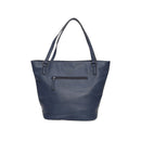 Kadın Lacivert Suni Deri Omuz Çantası | Derimod Kadın Lacivert Suni Deri Omuz Çantası | Derimod