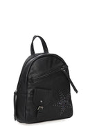 Kadın Siyah Suni Deri Sırt Çantası | Derimod Kadın Siyah Suni Deri Sırt Çantası | Derimod