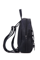 Kadın Siyah Suni Deri Sırt Çantası | Derimod Kadın Siyah Suni Deri Sırt Çantası | Derimod