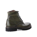 Men's Green Leather Boots | Derimod Men's Green Leather Boots | Derimod