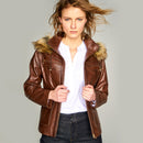 Gınella Kadın Deri Ceket | Derimod Gınella Kadın Deri Ceket | Derimod