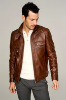 Pablo Erkek Deri Ceket | Derimod Pablo Erkek Deri Ceket | Derimod