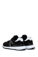 Erkek Siyah Süet Deri Sneaker | Derimod Erkek Siyah Süet Deri Sneaker | Derimod