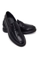 Erkek Siyah Deri Casual Loafer | Derimod Erkek Siyah Deri Casual Loafer | Derimod