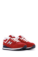 Hammer Jack Men's Red Suede Leather Colombia M Sneaker | Derimod Hammer Jack Men's Red Suede Leather Colombia M Sneaker | Derimod