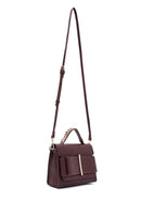 Kadın Bordo Uzun Askılı Kol Çantası | Derimod Kadın Bordo Uzun Askılı Kol Çantası | Derimod