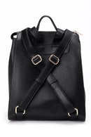 Kadın Siyah Suni Deri Sırt Çantası | Derimod Kadın Siyah Suni Deri Sırt Çantası | Derimod