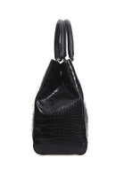 Crocodile Patterned Women's Bag | Derimod Crocodile Patterned Women's Bag | Derimod