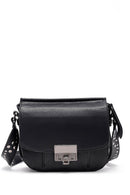 Women's Black Faux Leather Shoulder Bag | Derimod Women's Black Faux Leather Shoulder Bag | Derimod