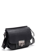 Women's Black Faux Leather Shoulder Bag | Derimod Women's Black Faux Leather Shoulder Bag | Derimod