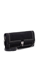 Women's Studded Suede Bag | Derimod Women's Studded Suede Bag | Derimod