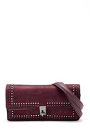 Women's Studded Suede Bag | Derimod Women's Studded Suede Bag | Derimod