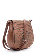 Kadın Camel Suni Deri Omuz Çantası | Derimod Kadın Camel Suni Deri Omuz Çantası | Derimod