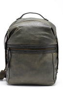Women's Green Faux Leather Backpack | Derimod Women's Green Faux Leather Backpack | Derimod
