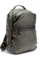Women's Green Faux Leather Backpack | Derimod Women's Green Faux Leather Backpack | Derimod
