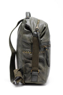 Women's Green Faux Leather Backpack | Derimod Women's Green Faux Leather Backpack | Derimod