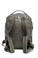 Women's Green Faux Leather Backpack | Derimod Women's Green Faux Leather Backpack | Derimod