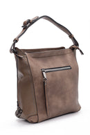 Kadın Camel Suni Deri Sırt Çantası | Derimod Kadın Camel Suni Deri Sırt Çantası | Derimod