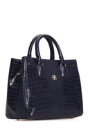 Women's Crocodile Patterned Bag | Derimod Women's Crocodile Patterned Bag | Derimod