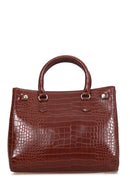 Women's Crocodile Patterned Bag | Derimod Women's Crocodile Patterned Bag | Derimod