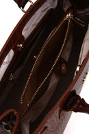 Women's Crocodile Patterned Bag | Derimod Women's Crocodile Patterned Bag | Derimod