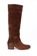 Women's Suede Leather Boots | Derimod Women's Suede Leather Boots | Derimod