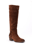 Women's Suede Leather Boots | Derimod Women's Suede Leather Boots | Derimod
