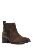 Women's Suede Leather Boots | Derimod Women's Suede Leather Boots | Derimod