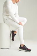 Men's Suede Leather Sneaker | Derimod Men's Suede Leather Sneaker | Derimod