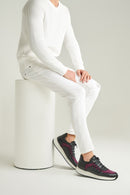 Men's Suede Leather Sneaker | Derimod Men's Suede Leather Sneaker | Derimod