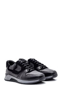 Erkek Deri Süet Detaylı Sneaker | Derimod Erkek Deri Süet Detaylı Sneaker | Derimod