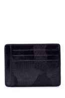 Men's Black Leather Card Holder | Derimod Men's Black Leather Card Holder | Derimod