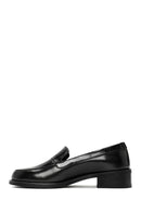 Women's Black Classic Leather Loafer | Derimod Women's Black Classic Leather Loafer | Derimod