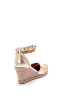 Kadın Zımbalı Dolgu Topuklu Espadril Ayakkabı | Derimod Kadın Zımbalı Dolgu Topuklu Espadril Ayakkabı | Derimod